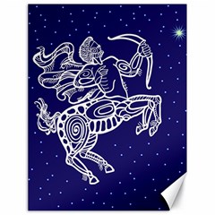 Sagitarius Zodiac Star Canvas 18  X 24   by Mariart