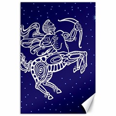 Sagitarius Zodiac Star Canvas 24  X 36 