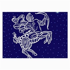 Sagitarius Zodiac Star Large Glasses Cloth