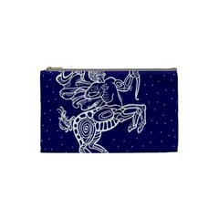 Sagitarius Zodiac Star Cosmetic Bag (small)  by Mariart