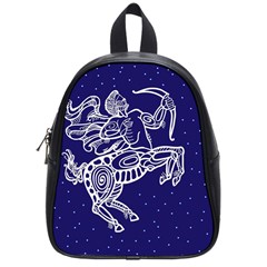 Sagitarius Zodiac Star School Bags (small)  by Mariart