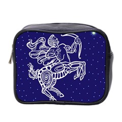 Sagitarius Zodiac Star Mini Toiletries Bag 2-side by Mariart