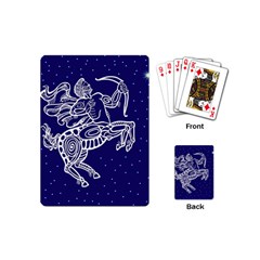 Sagitarius Zodiac Star Playing Cards (mini)  by Mariart