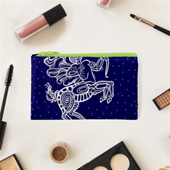 Sagitarius Zodiac Star Cosmetic Bag (xs) by Mariart