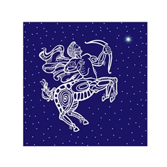 Sagitarius Zodiac Star Small Satin Scarf (square) by Mariart