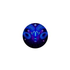 Sign Aries Zodiac 1  Mini Buttons