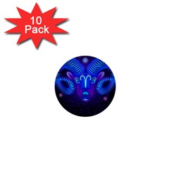 Sign Aries Zodiac 1  Mini Buttons (10 Pack)  by Mariart