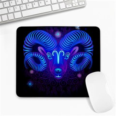 Sign Aries Zodiac Large Mousepads by Mariart