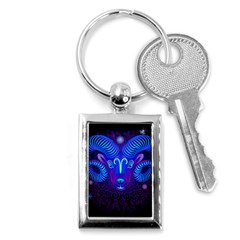 Sign Aries Zodiac Key Chains (rectangle)  by Mariart