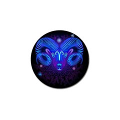 Sign Aries Zodiac Golf Ball Marker (4 Pack) by Mariart