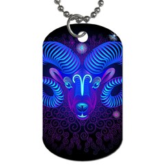 Sign Aries Zodiac Dog Tag (two Sides) by Mariart