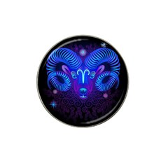 Sign Aries Zodiac Hat Clip Ball Marker by Mariart