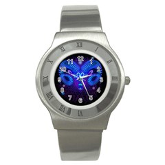 Sign Aries Zodiac Stainless Steel Watch by Mariart