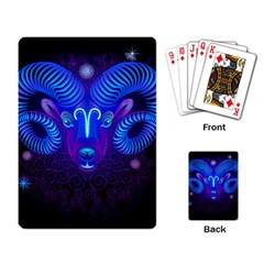 Sign Aries Zodiac Playing Card by Mariart