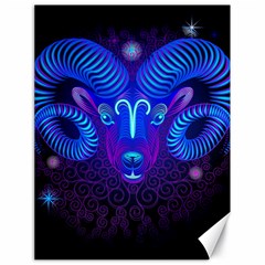 Sign Aries Zodiac Canvas 18  X 24   by Mariart