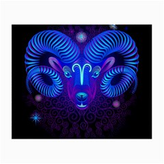 Sign Aries Zodiac Small Glasses Cloth (2-side) by Mariart