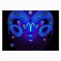 Sign Aries Zodiac Large Glasses Cloth by Mariart