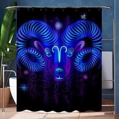 Sign Aries Zodiac Shower Curtain 60  X 72  (medium)  by Mariart