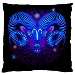 Sign Aries Zodiac Standard Flano Cushion Case (one Side) by Mariart