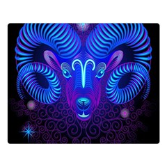 Sign Aries Zodiac Double Sided Flano Blanket (large)  by Mariart