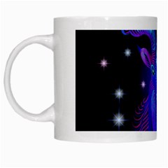 Sign Capricorn Zodiac White Mugs