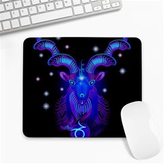 Sign Capricorn Zodiac Large Mousepads