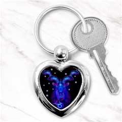 Sign Capricorn Zodiac Key Chains (heart)  by Mariart