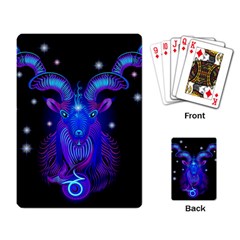 Sign Capricorn Zodiac Playing Card by Mariart