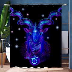 Sign Capricorn Zodiac Shower Curtain 60  X 72  (medium)  by Mariart