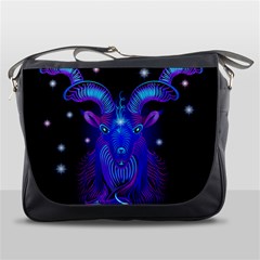 Sign Capricorn Zodiac Messenger Bags by Mariart