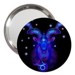 Sign Capricorn Zodiac 3  Handbag Mirrors by Mariart