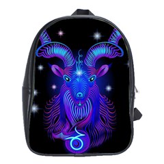 Sign Capricorn Zodiac School Bags (xl)  by Mariart