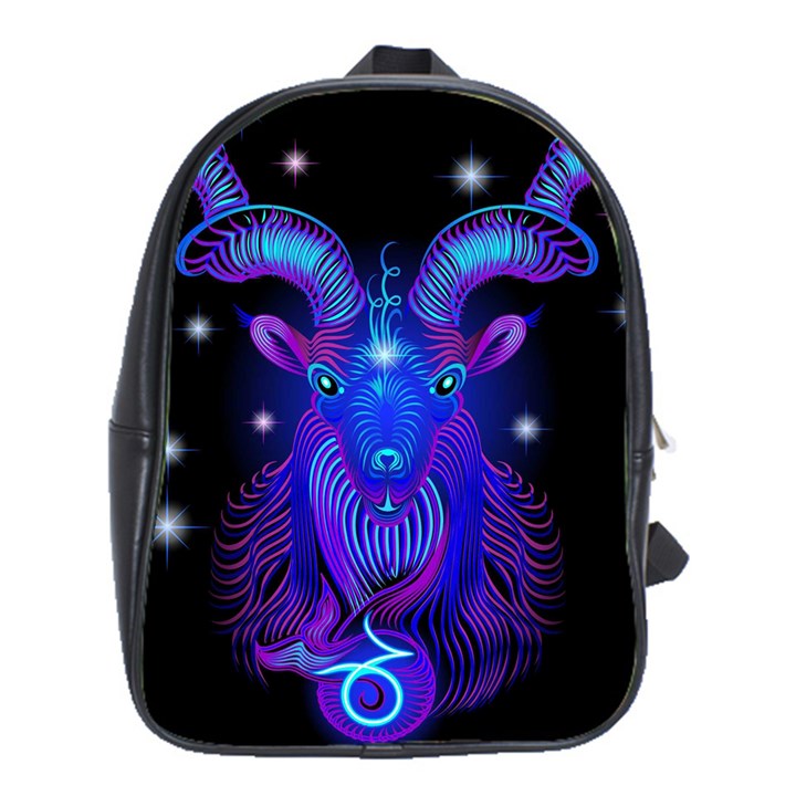 Sign Capricorn Zodiac School Bags (XL) 