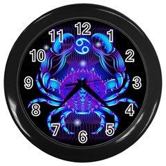 Sign Cancer Zodiac Wall Clocks (black)