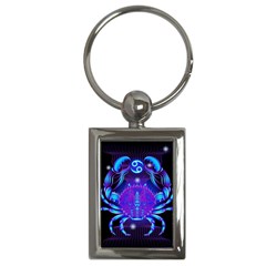 Sign Cancer Zodiac Key Chains (rectangle)  by Mariart