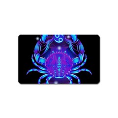 Sign Cancer Zodiac Magnet (name Card) by Mariart