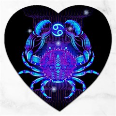 Sign Cancer Zodiac Jigsaw Puzzle (heart) by Mariart