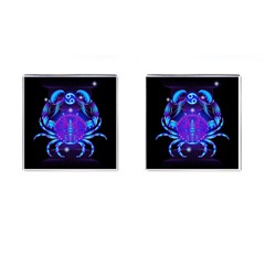 Sign Cancer Zodiac Cufflinks (square)