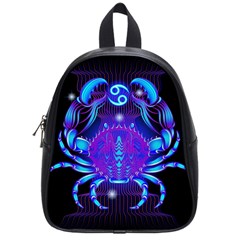 Sign Cancer Zodiac School Bags (small)  by Mariart