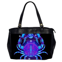 Sign Cancer Zodiac Office Handbags (2 Sides)  by Mariart