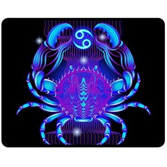 Sign Cancer Zodiac Fleece Blanket (medium)  by Mariart