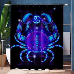 Sign Cancer Zodiac Shower Curtain 60  X 72  (medium)  by Mariart