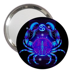 Sign Cancer Zodiac 3  Handbag Mirrors by Mariart