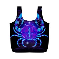 Sign Cancer Zodiac Full Print Recycle Bags (m)  by Mariart