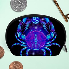 Sign Cancer Zodiac Accessory Pouches (large)  by Mariart