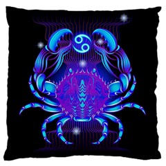 Sign Cancer Zodiac Standard Flano Cushion Case (one Side) by Mariart