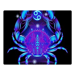 Sign Cancer Zodiac Double Sided Flano Blanket (large)  by Mariart