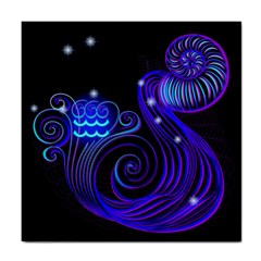 Sign Aquarius Zodiac Tile Coasters