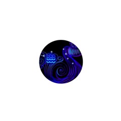 Sign Aquarius Zodiac 1  Mini Buttons by Mariart