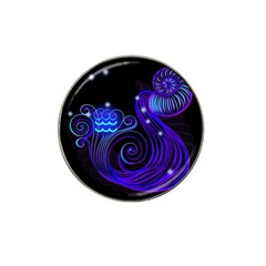 Sign Aquarius Zodiac Hat Clip Ball Marker (4 Pack)